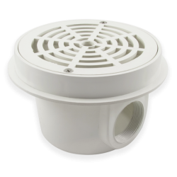 Bundudlb i plast til betonpools