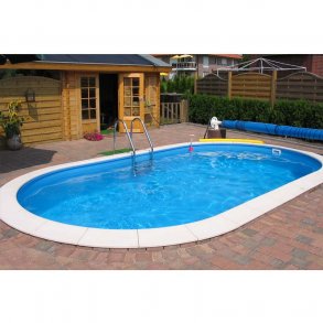 Oval swimmingpool - Dybde 1,5 m