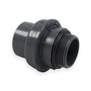 PVC union med o-ring udvendig gevind