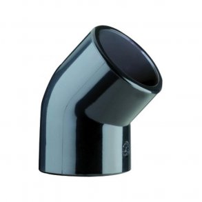 PVC vinkel 45˚ Lim/Lim