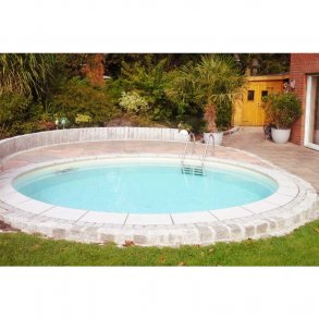 Rund swimmingpool - Dybde 1,2 m