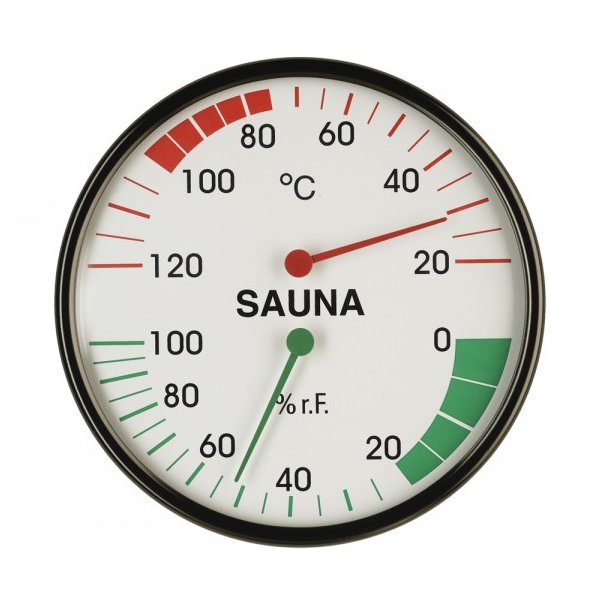 Termometer og hygrometer til sauna